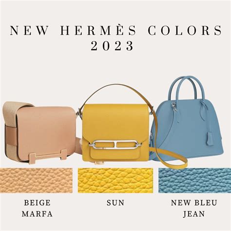 hermes seasonal colors 2024|new hermes colors.